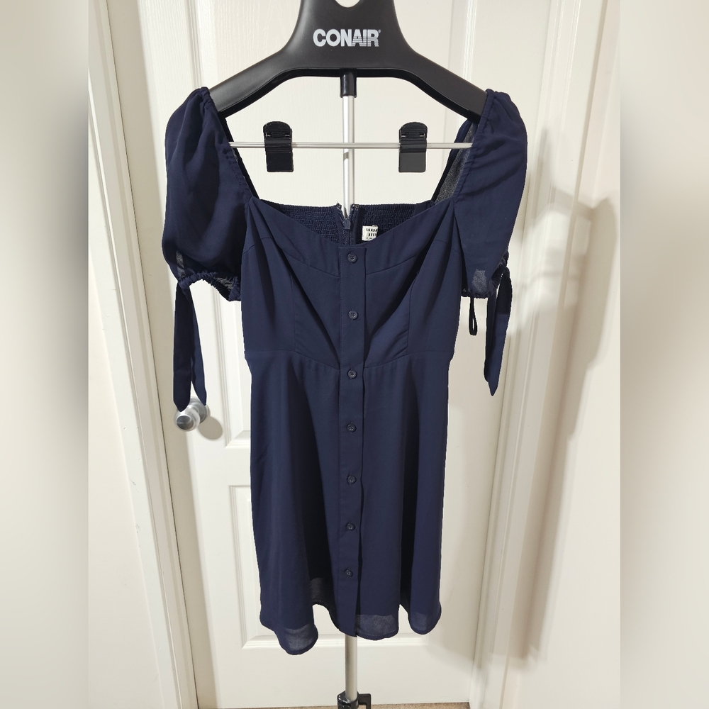 EUC Sunday Best Navy Dress